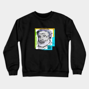 ERNEST HEMINGWAY, American novelist, short story writer, and journalist. Crewneck Sweatshirt